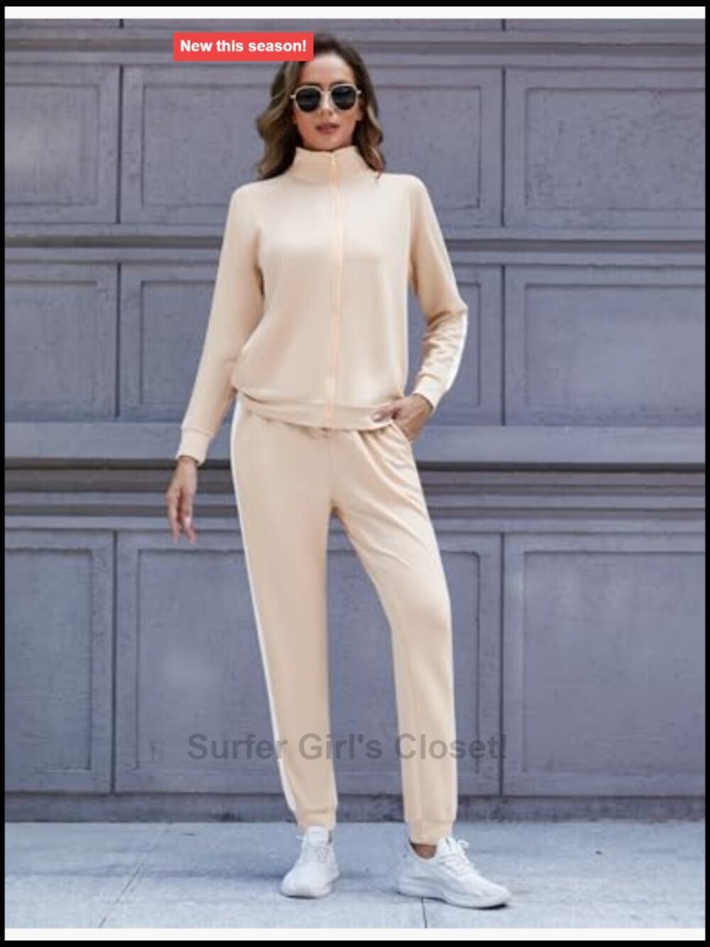Long Sleeve Full Zip Tracksuit Set with Pockets Jogging Suit Sweatsuit - Picture 7 of 7
